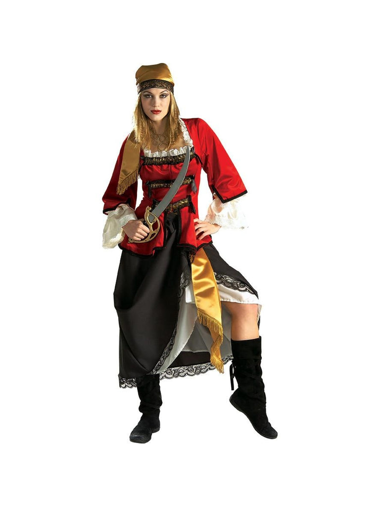 Adult Heritage Lady Pirate Queen Costume-COSTUMEISH