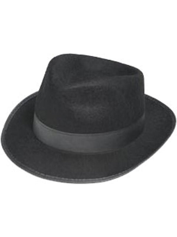 Fedora Gangster Costume Hat-COSTUMEISH