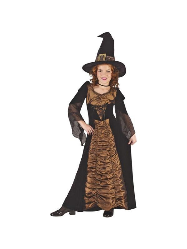 Childs Elegant Coffin Witch Costume-COSTUMEISH
