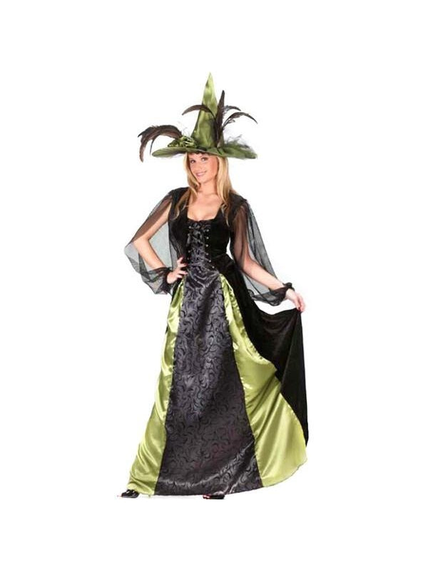 Adult Goth Maiden Witch Costume-COSTUMEISH