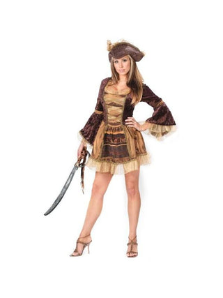Adult Sexy Victorian Pirate Costume-COSTUMEISH