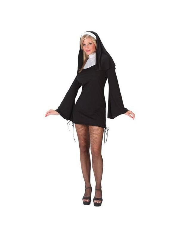 Adult Sexy Naughty Nun Costume-COSTUMEISH