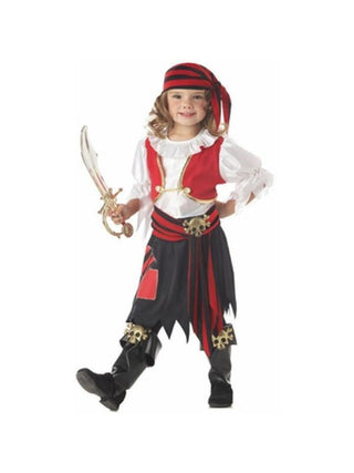Toddler Penny The Pirate Girl Costume-COSTUMEISH