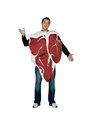 Adult T Bone Steak Costume-COSTUMEISH