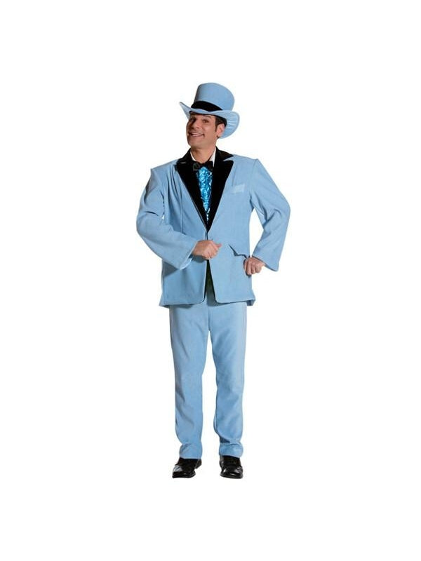 Adult Blue Dumb And Dumber Tuxedo Costume-COSTUMEISH