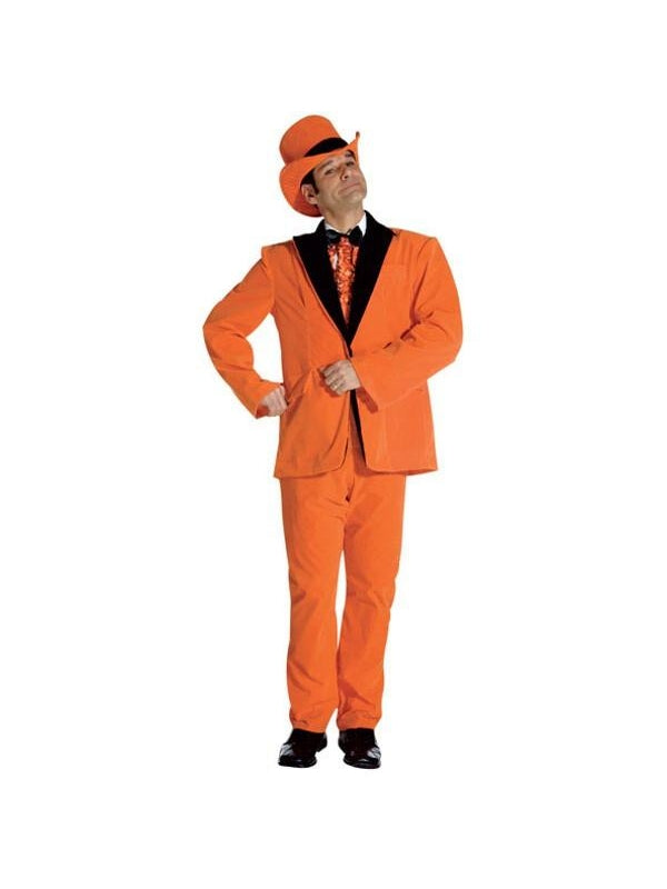 Adult Orange Dumb And Dumber Tuxedo Costume-COSTUMEISH