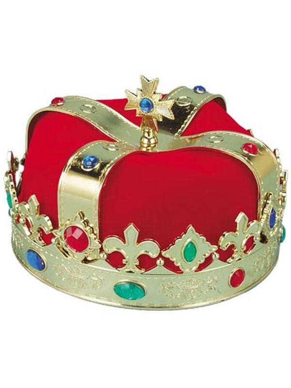 Adult Red King Crown Hat-COSTUMEISH