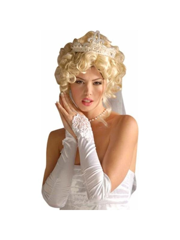 Adult White Bridal Gloves-COSTUMEISH