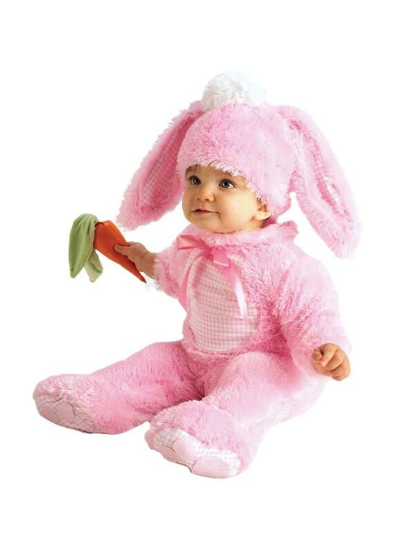 Infant Pink Baby Girl Bunny Costume-COSTUMEISH
