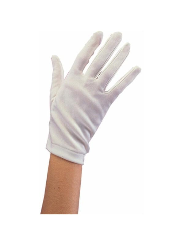 White Parade Gloves-COSTUMEISH
