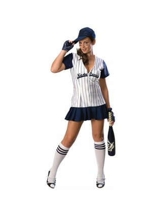 Adult Sexy Baseball Player Dress Costume-COSTUMEISH