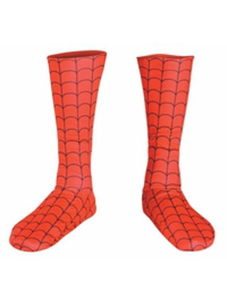 Adult Spider Man Costume Boot Covers-COSTUMEISH