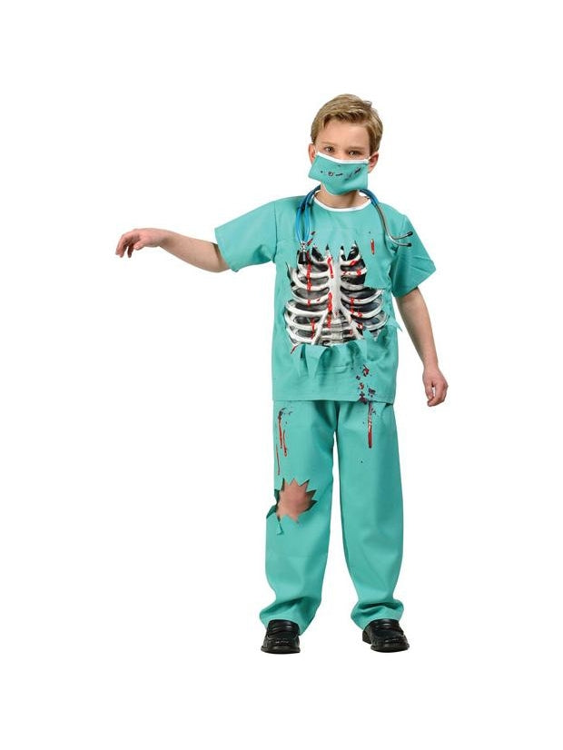 Child's Scary ER Doctor Costume-COSTUMEISH