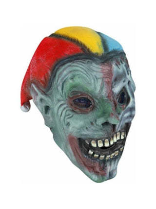 Skull Joker Vinyl Halloween Costume Mask-COSTUMEISH