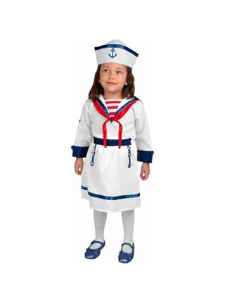 Toddler Girl's Sailor Costume-COSTUMEISH