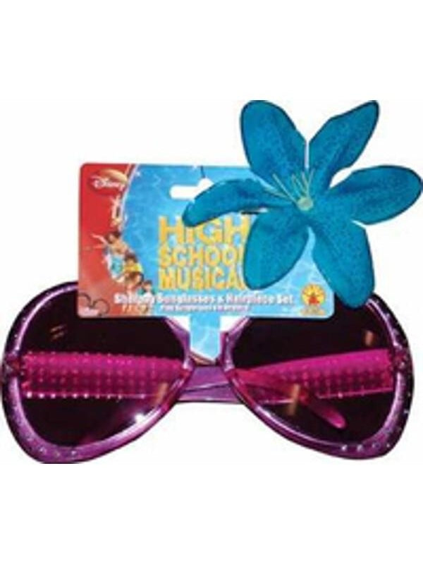 Childs Sharpay Costume Sunglasses And Hairpiece Set-COSTUMEISH