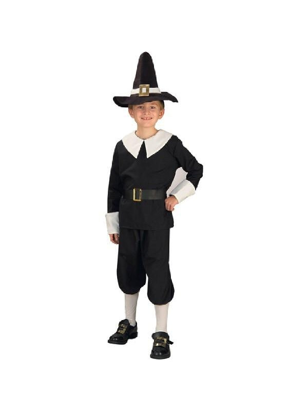 Child's Pilgrim Boy Costume-COSTUMEISH
