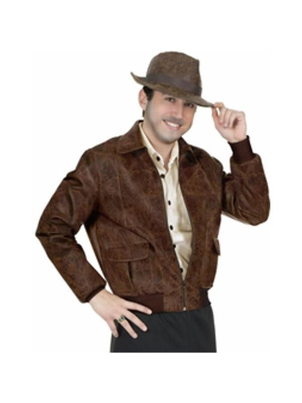 Adult Deluxe Indiana Jones Jacket Costume-COSTUMEISH