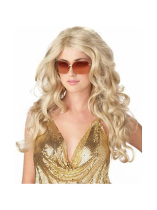 Woman's Blonde Sexy Super Model Wig-COSTUMEISH