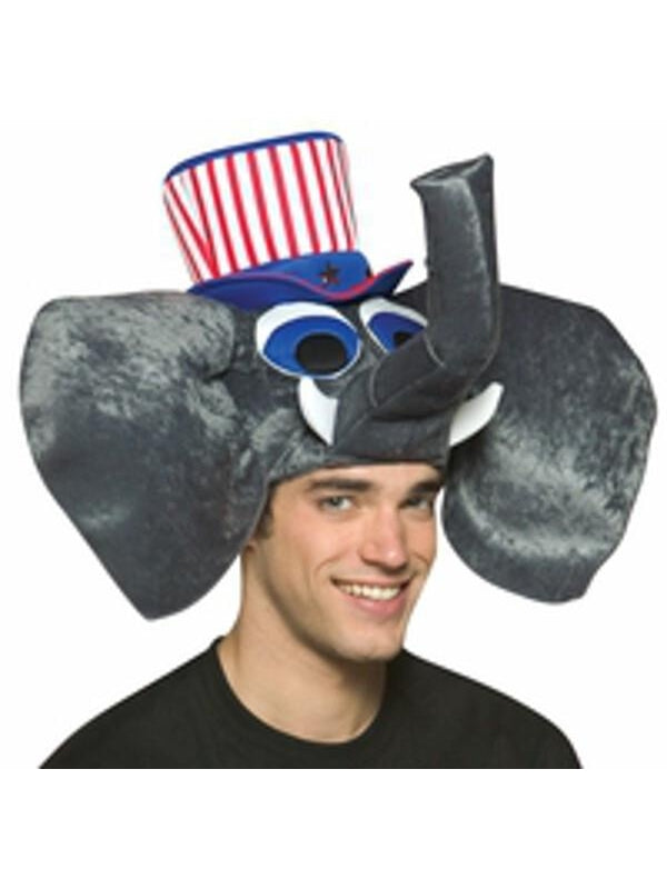 Adult Republican Elephant Hat-COSTUMEISH
