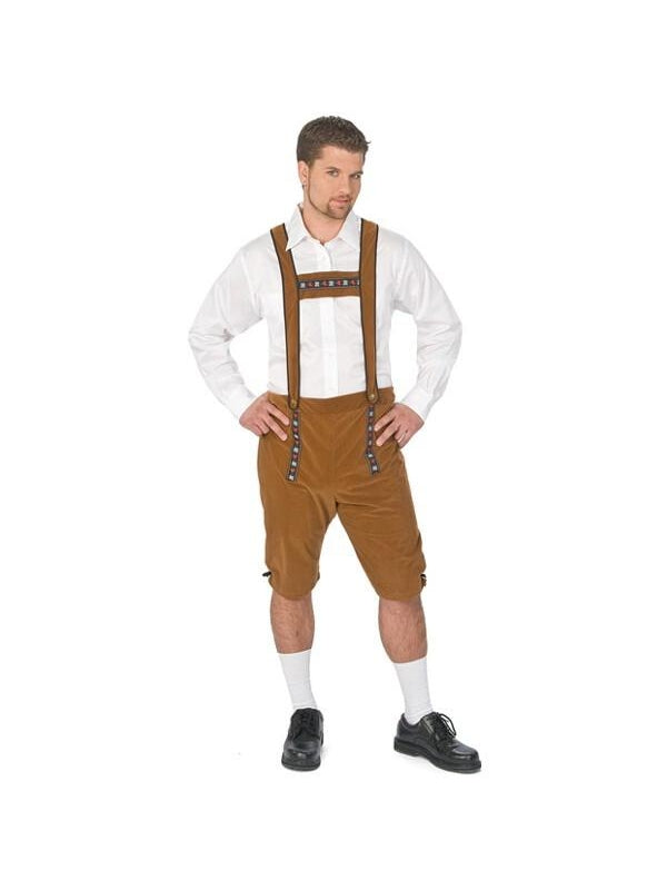 Adult German Lederhosen Costume-COSTUMEISH