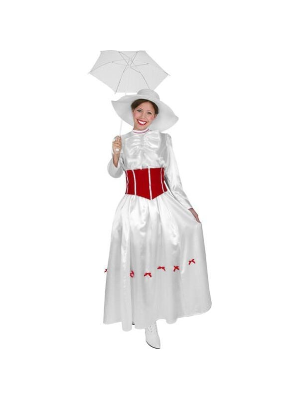 Adult English Nanny Costume-COSTUMEISH