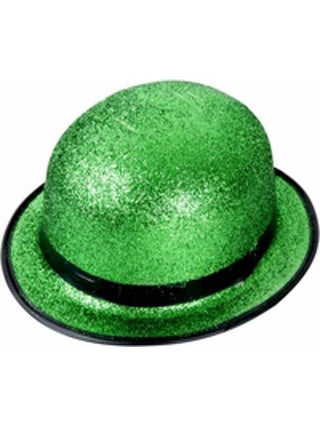 St. Patricks Green Glitter Hat-COSTUMEISH