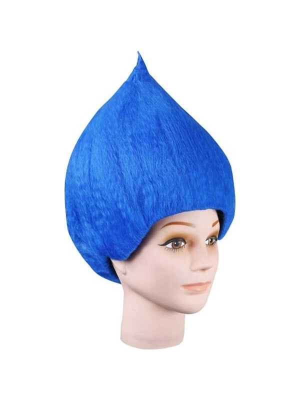 Deluxe Blue Troll Wig-COSTUMEISH