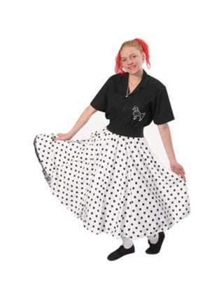 Adult 50s Sock Hop Skirt-COSTUMEISH