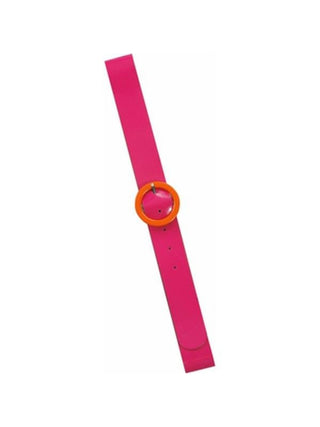 Adult 80's Style Neon Pink Belt-COSTUMEISH