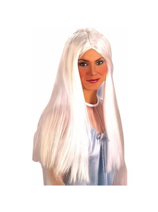 Adult Long White Angel Wig-COSTUMEISH