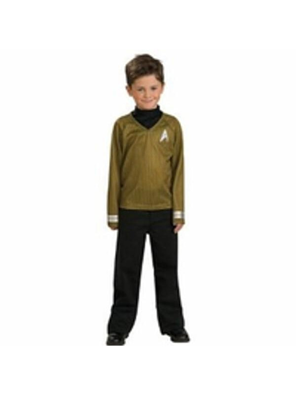 Childs Star Trek Gold Shirt Costume-COSTUMEISH
