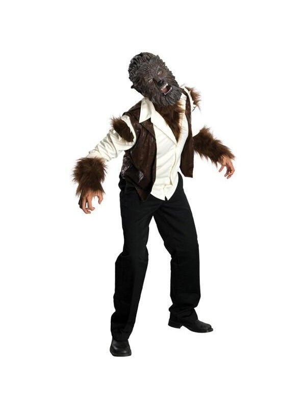 Adult Deluxe The Wolfman Costume-COSTUMEISH