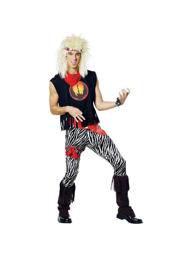 Adult 80s Rock Band Halloween Costume-COSTUMEISH