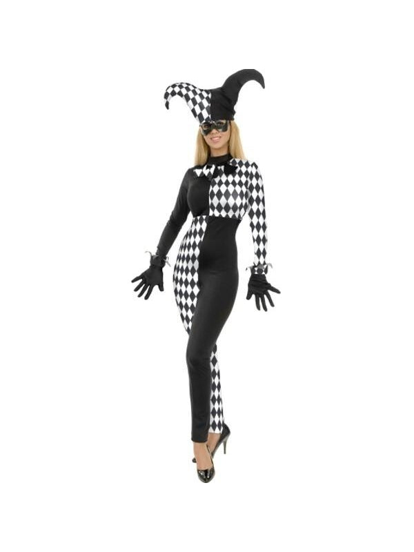 Adult Mardi Gras Jester Costume-COSTUMEISH