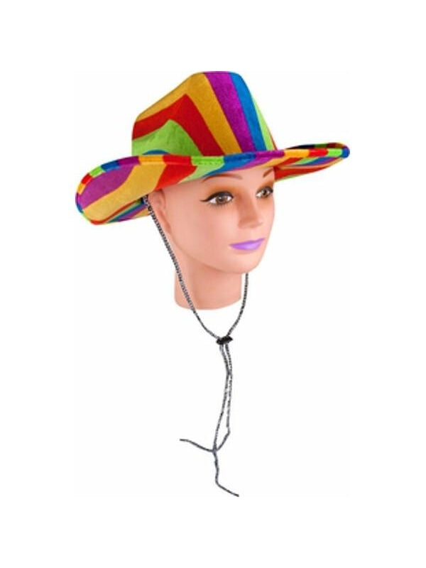 Rainbow Pride Cowboy Hat-COSTUMEISH