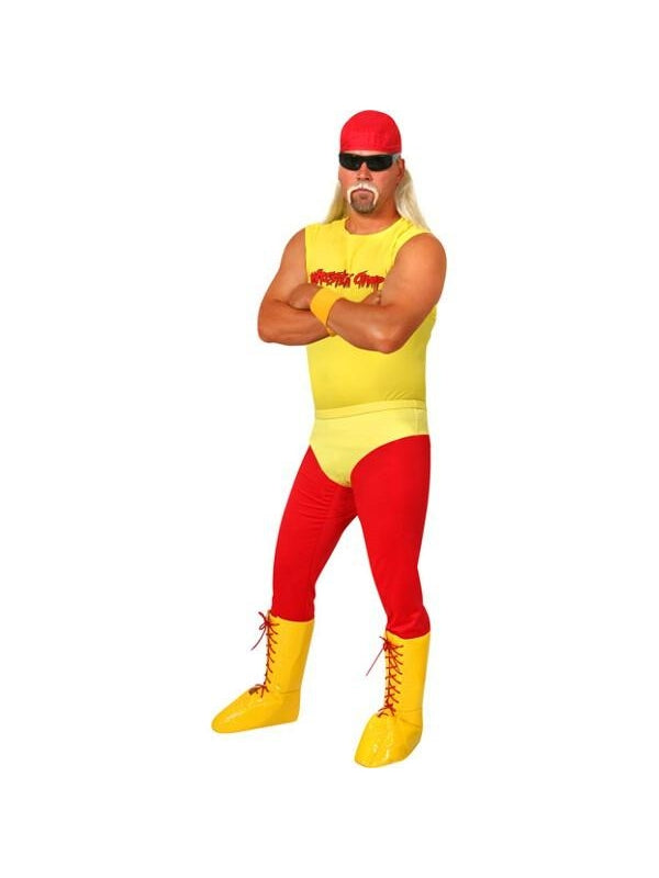 Adult 80's Wrestler Costume-COSTUMEISH