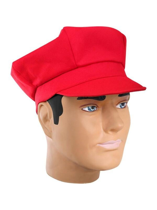Red Mario Costume Hat-COSTUMEISH
