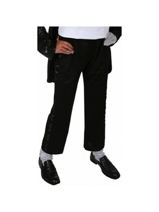 Adult King of Pop Black Tuxedo Pants-COSTUMEISH