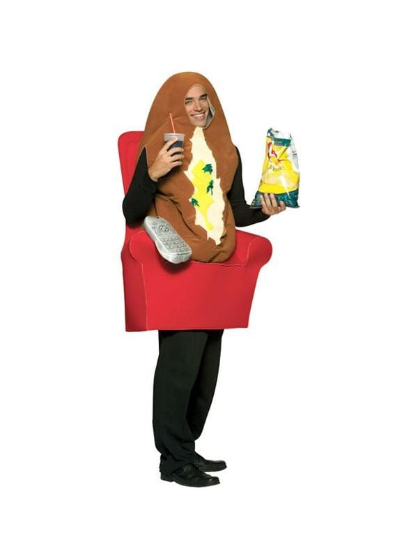 Adult Couch Potato Costume-COSTUMEISH