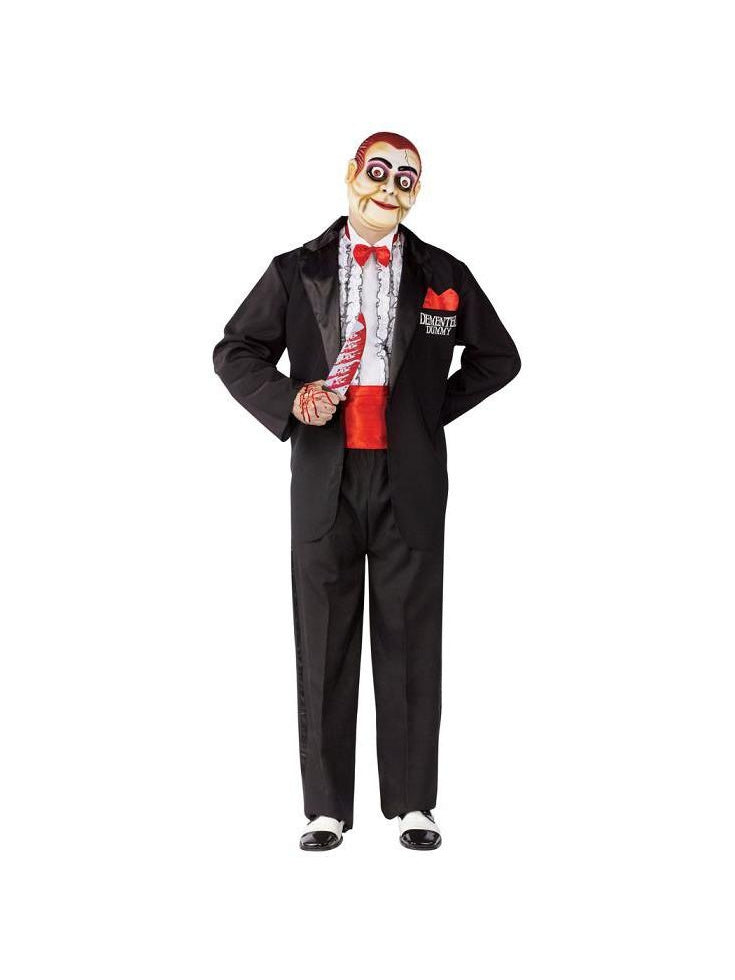 Adult Demented Dummy Ventriloquist Costume-COSTUMEISH