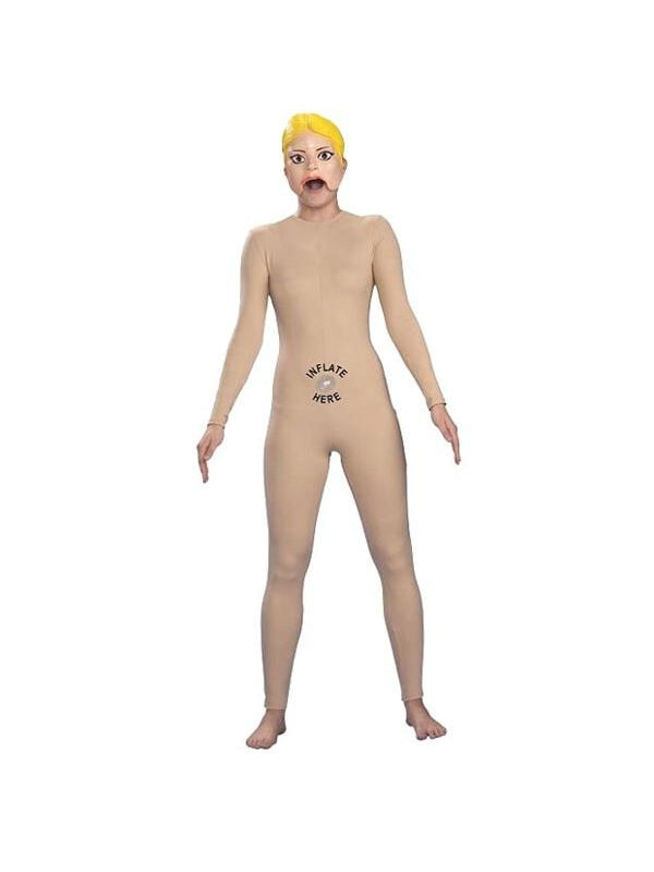 Adult Women's Blow Up Doll Costume-COSTUMEISH