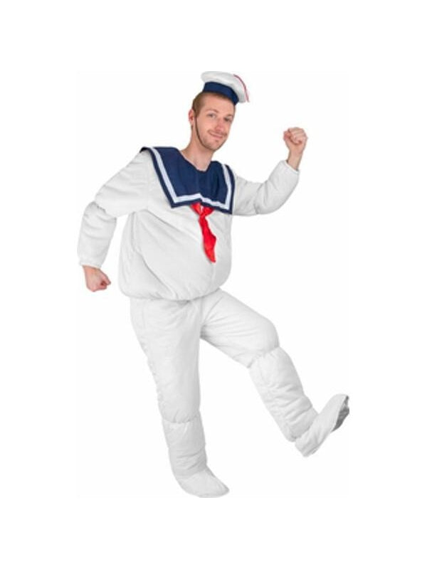 Adult Stay Puft Marshmallow Man Costume-COSTUMEISH