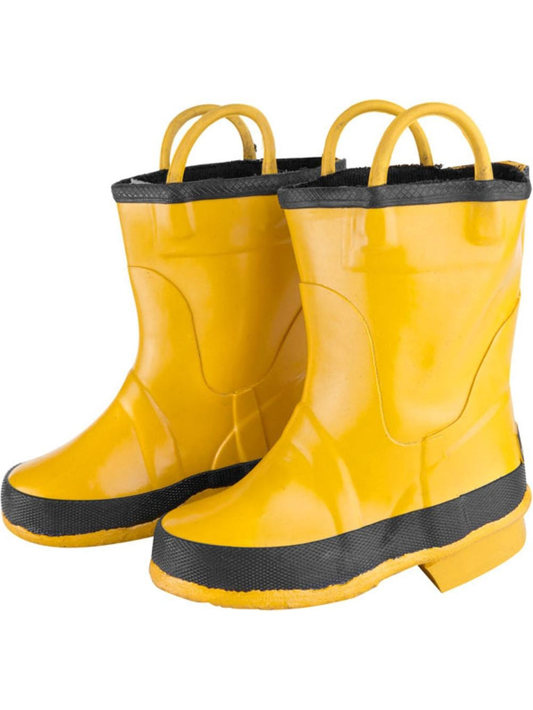 Child Yellow Firefighter Boots-COSTUMEISH