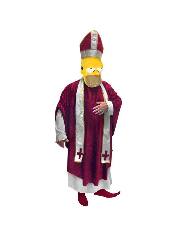 Adult Catholic Homer Simpsons Costume-COSTUMEISH