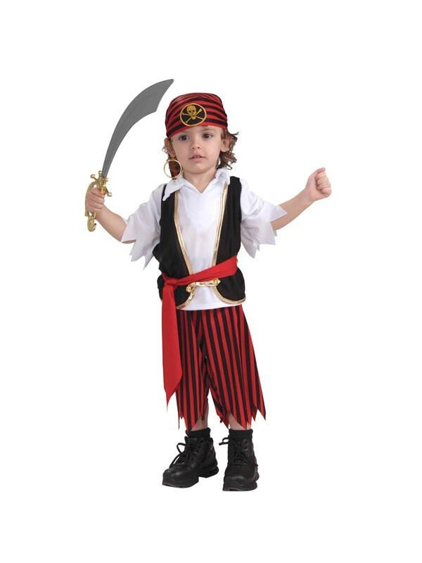 Toddler Pirate Boy Costume-COSTUMEISH