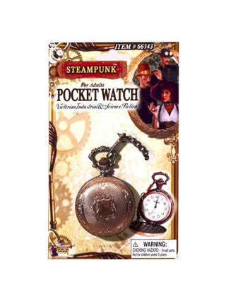 Adult Copper Steampunk Pocket Watch-COSTUMEISH