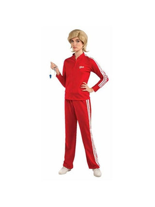 Adult Red Track Suit Glee Costume-COSTUMEISH
