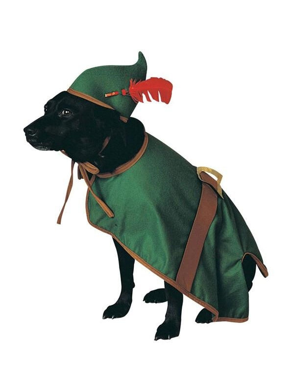 Doggie Robin Hood Pet Costume-COSTUMEISH