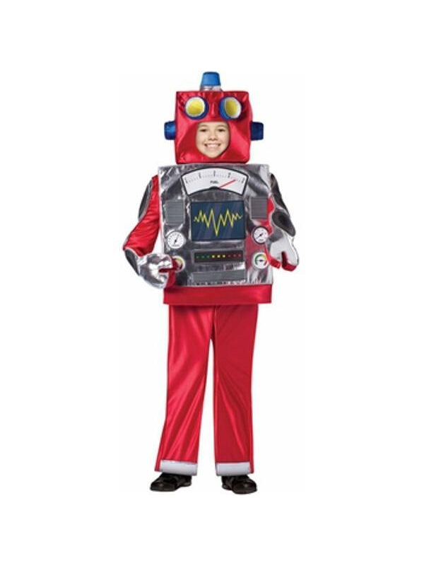 Child Retro Robot Costume-COSTUMEISH